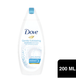 Dove Body Wash Gentle Exfoliating 200ml