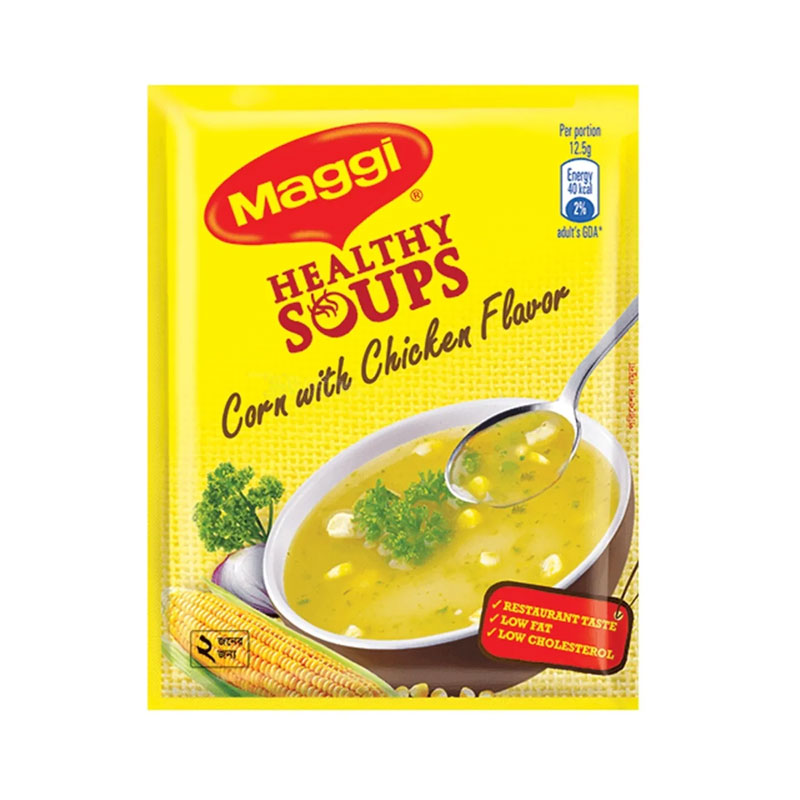 Nestle MAGGI Healthy Soups – Corn with Chicken Flavour